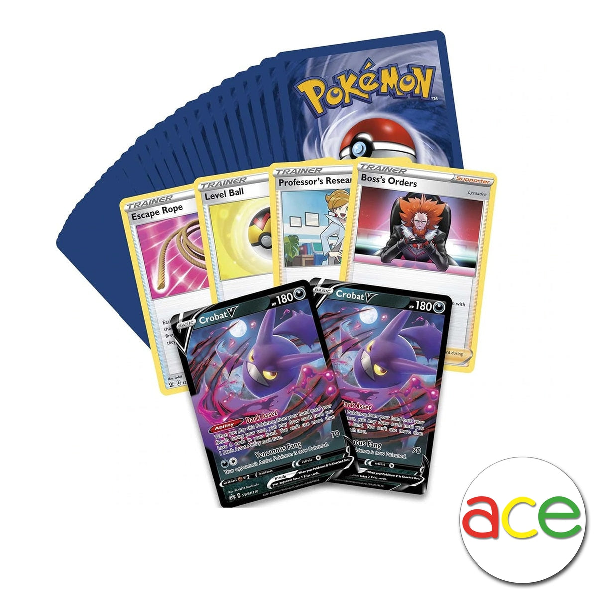 Pokemon TCG: Trainer&#39;s Toolkit 2021 ( single cards &amp; Crobat V )-The Pokémon Company International-Ace Cards &amp; Collectibles