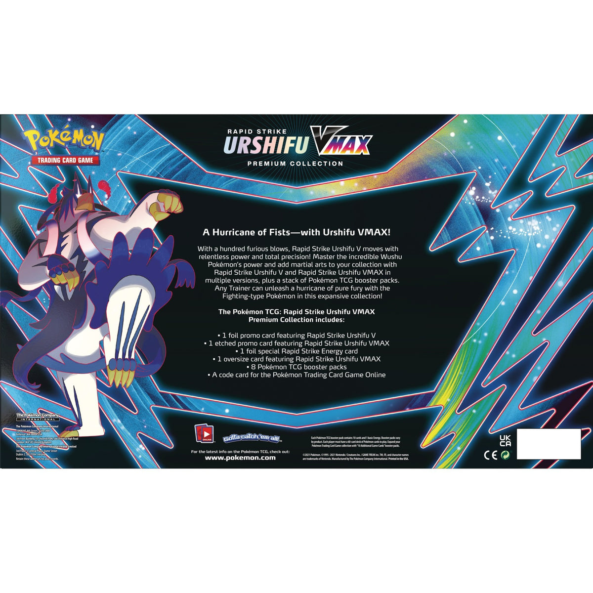 Pokémon TCG: Urshifu VMAX Premium Collections-Set of 2 Design-The Pokémon Company International-Ace Cards &amp; Collectibles