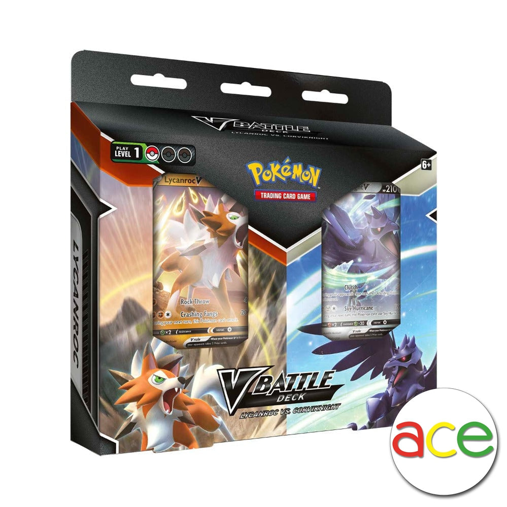 Pokemon TCG: V Battle Deck (Lycanroc vs. Corviknight)-The Pokémon Company International-Ace Cards & Collectibles