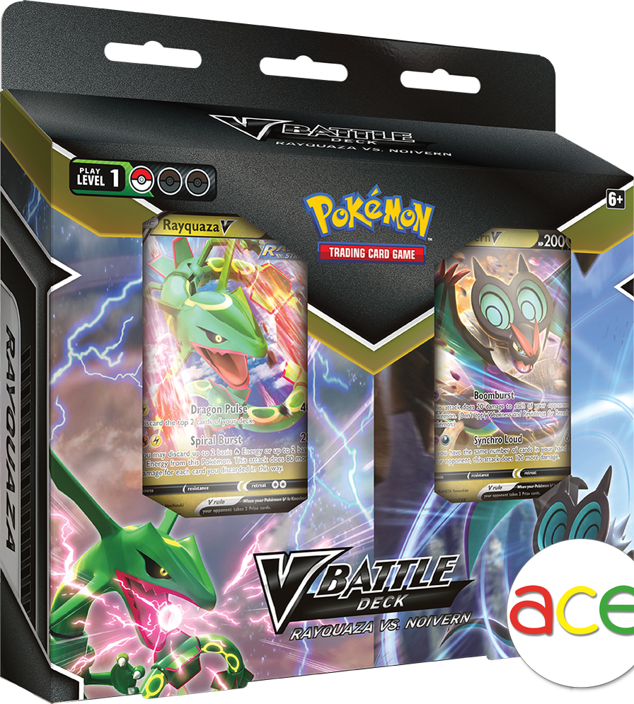 Pokemon TCG: V Battle Deck Rayquaza vs. Noivern-The Pokémon Company International-Ace Cards &amp; Collectibles