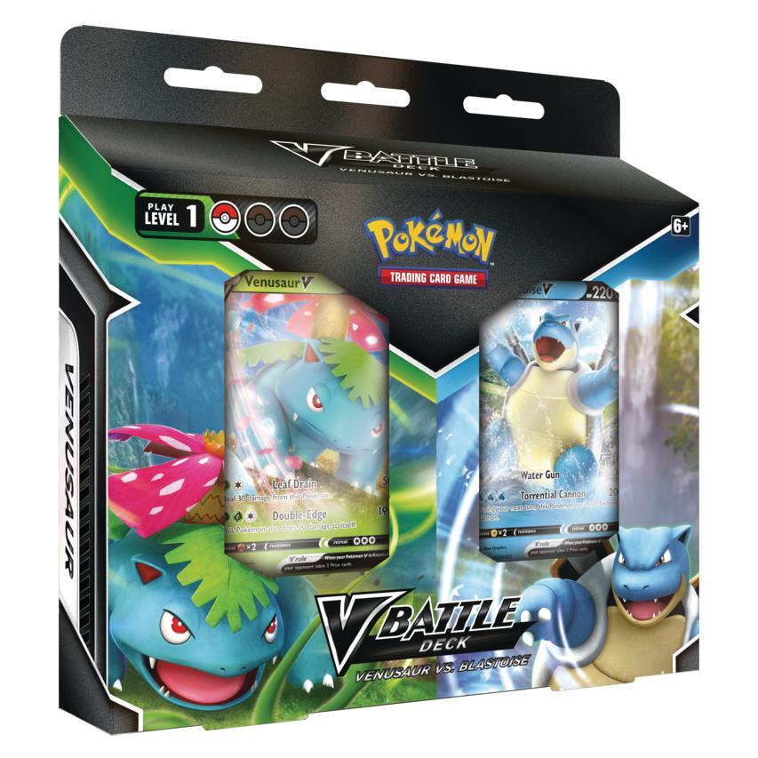 Pokemon TCG: V Battle Deck—Venusaur vs. Blastoise-The Pokémon Company International-Ace Cards &amp; Collectibles