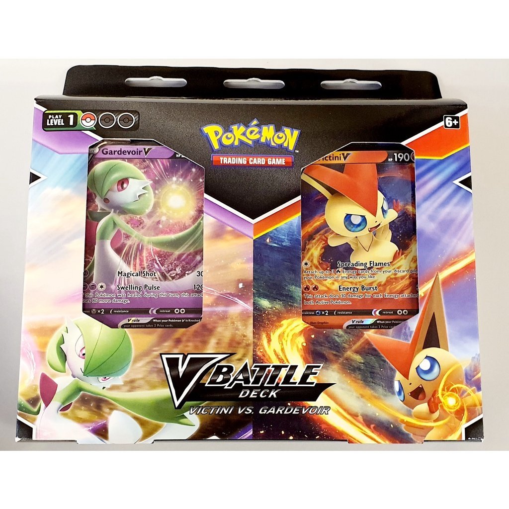 Pokémon TCG Victini & Gardevoir V Battle Decks Now Available •