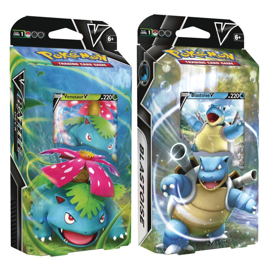 Pokemon TCG: V Battle Decks (Venusaur V / Blastoise V)-Venusaur V-The Pokémon Company International-Ace Cards &amp; Collectibles
