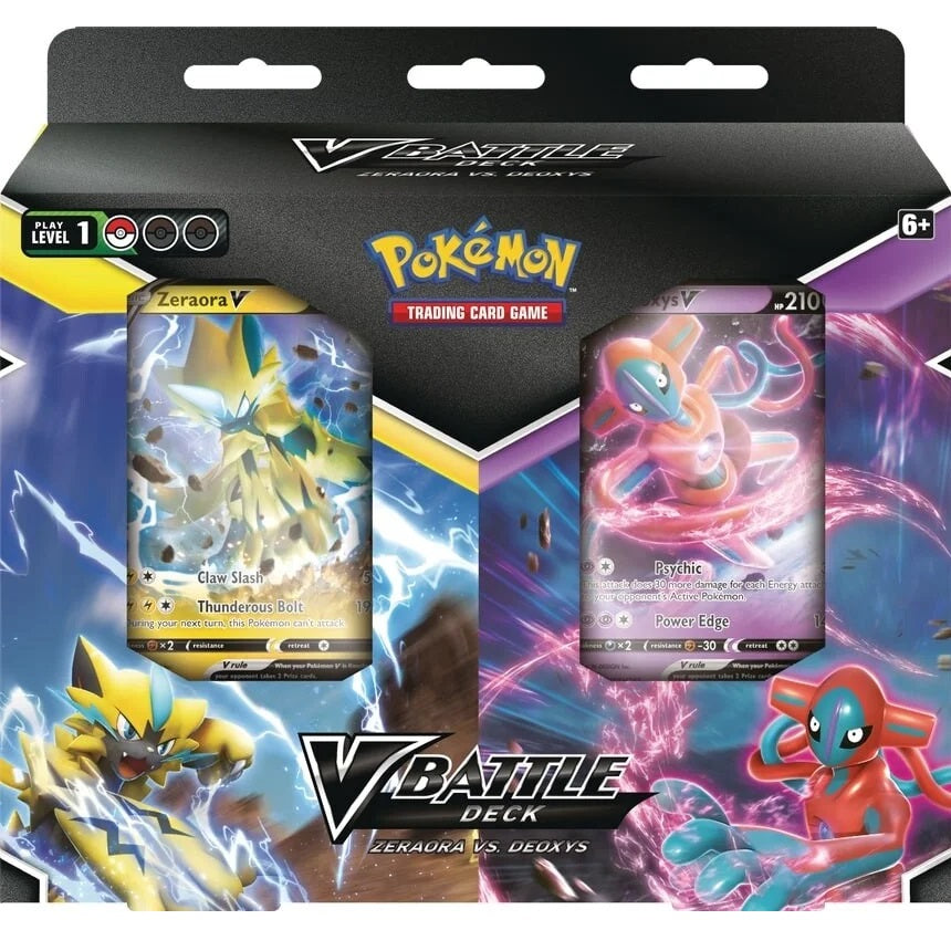 Pokemon TCG: V Battle Decks Zeraora vs Deoxys-The Pokémon Company International-Ace Cards &amp; Collectibles