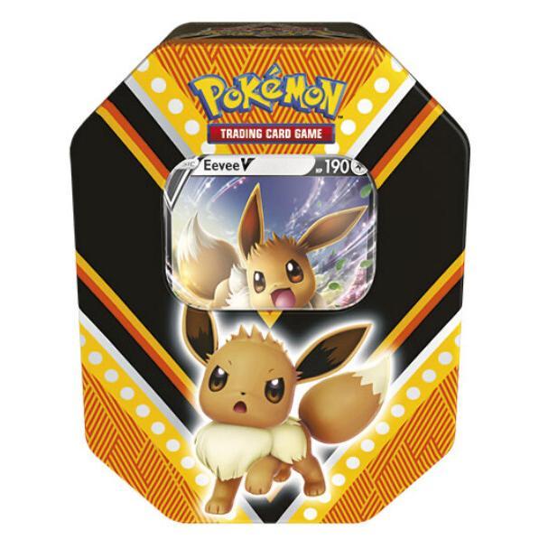 Pokémon TCG: V Powers Tin-Eevee V (Single Tin)-The Pokémon Company International-Ace Cards &amp; Collectibles