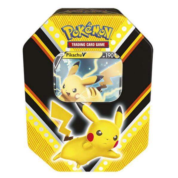 Pokémon TCG: V Powers Tin-Pikachu V (Single Tin)-The Pokémon Company International-Ace Cards &amp; Collectibles