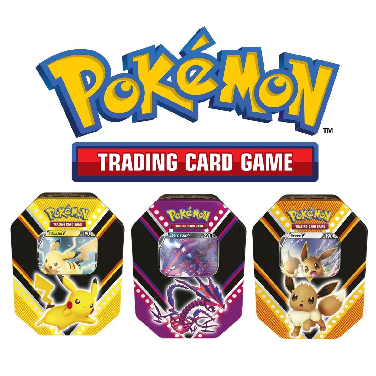 Pokémon TCG: V Powers Tin-Set of All Design (3 Tins Bundle)-The Pokémon Company International-Ace Cards & Collectibles