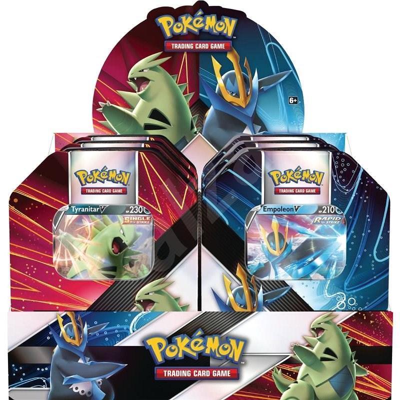 Pokemon TCG: V Strikers Tin (Tyranitar V / Empoleon V)-1 Set V Strikers Tin-The Pokémon Company International-Ace Cards &amp; Collectibles