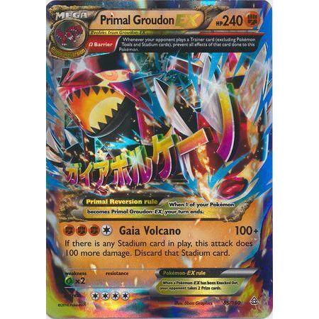 Primal Groudon EX -Single Card-Ultra Rare [86/160]-The Pokémon Company International-Ace Cards & Collectibles
