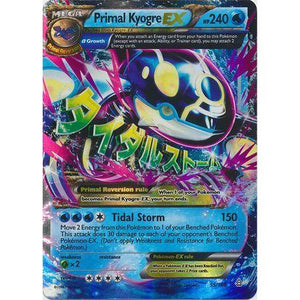 rare kyogre card Primal EX (shiny) - Ancient Origins - 96/98 / Ultra - Perfect Gift for Poke Fans - NOT Real Just for Show - Proxy NOT Replica The item available is listed in the Title Kyogre Card Prices & Value