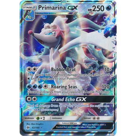 Primarina GX -Single Card-Ultra Rare [42/149]-The Pokémon Company International-Ace Cards &amp; Collectibles