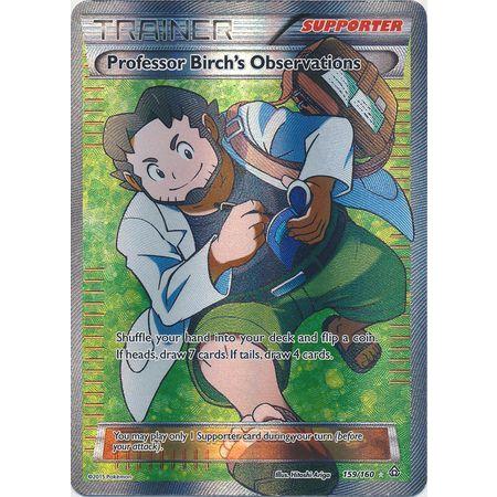 Professor Birch's Observations -Single Card-Full Art Ultra Rare [159/160]-The Pokémon Company International-Ace Cards & Collectibles