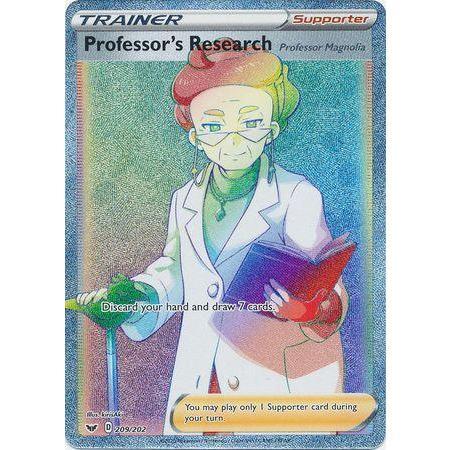 Professor's Research -Single Card-Full Art Ultra Rare [201/202]-The Pokémon Company International-Ace Cards & Collectibles