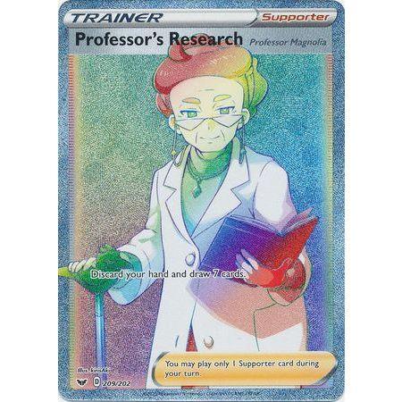 Professor&#39;s Research -Single Card-Hyper Rare [209/202]-The Pokémon Company International-Ace Cards &amp; Collectibles