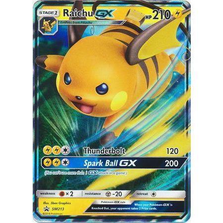 Raichu GX -Single Card-Ultra Rare (Promo) [sm213]-The Pokémon Company International-Ace Cards &amp; Collectibles