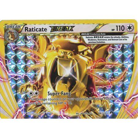 Raticate Break -Single Card-Break Rare [89/122]-The Pokémon Company International-Ace Cards &amp; Collectibles