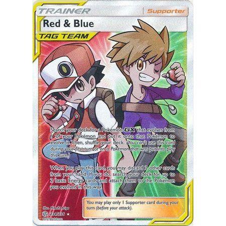 Red &amp; Blue -Single Card-Full Art Ultra Rare [234/236]-The Pokémon Company International-Ace Cards &amp; Collectibles