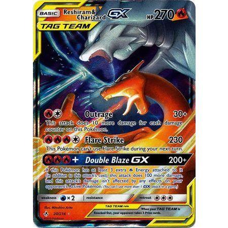 Reshiram &amp; Charizard GX -Single Card-Ultra Rare [20/214]-The Pokémon Company International-Ace Cards &amp; Collectibles