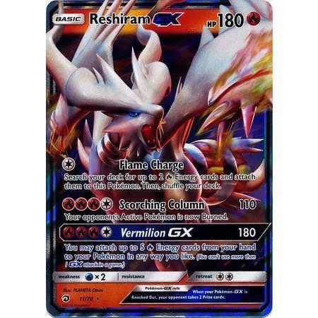 Reshiram GX -Single Card-Rare Ultra [11/70]-The Pokémon Company International-Ace Cards &amp; Collectibles