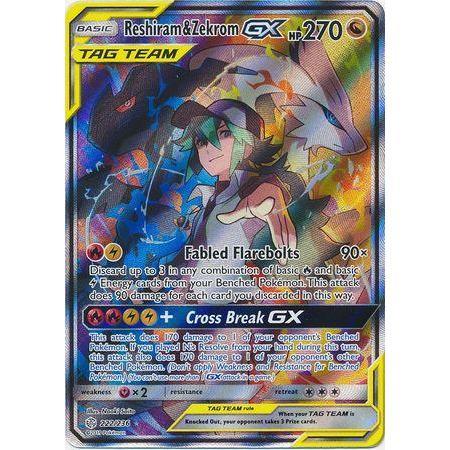 Reshiram & Zekrom GX -Single Card-Ultra Rare [157/236]-The Pokémon Company International-Ace Cards & Collectibles