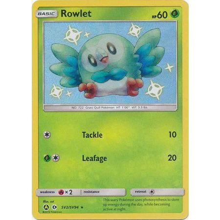 Rowlet -Single Card-Shiny Rare [SV2/SV94]-The Pokémon Company International-Ace Cards &amp; Collectibles