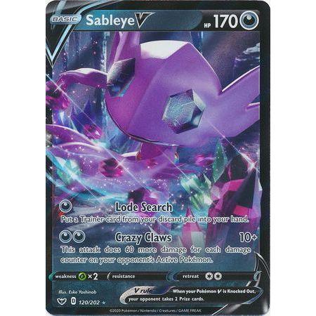 Sableye V -Single Card-Ultra Rare [120/202]-The Pokémon Company International-Ace Cards & Collectibles