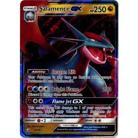 Salamence GX -Single Card-Ultra Rare [44/70]-The Pokémon Company International-Ace Cards & Collectibles
