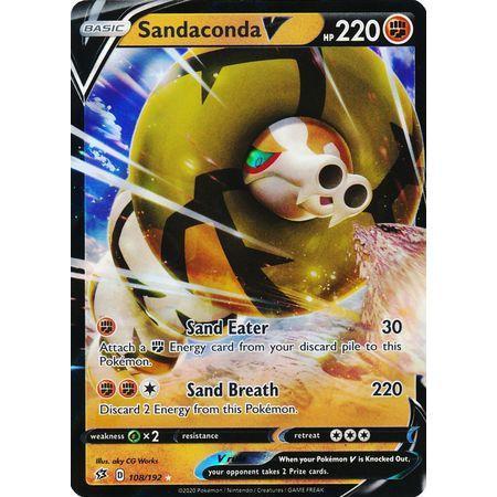 Sandaconda V -Single Card-Ultra Rare [108/192]-The Pokémon Company International-Ace Cards & Collectibles
