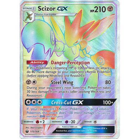 Scizor GX -Single Card-Hyper Rare [175/168]-The Pokémon Company International-Ace Cards &amp; Collectibles