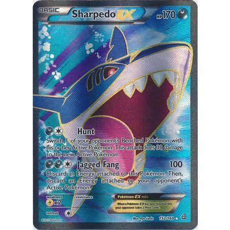 Sharpedo EX -Single Card-Full Art Ultra Rare [152/160]-The Pokémon Company International-Ace Cards & Collectibles