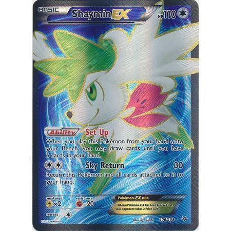 Shaymin EX -Single Card-Full Art Ultra Rare [106/108]-The Pokémon Company International-Ace Cards &amp; Collectibles