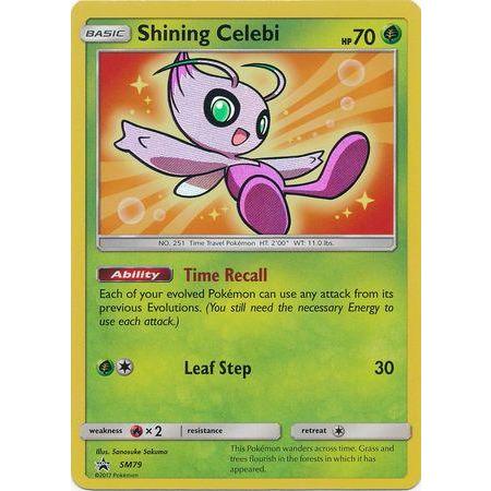 Shining Celebi -Single Card-Shining Holo (Promo) [sm70]-The Pokémon Company International-Ace Cards &amp; Collectibles