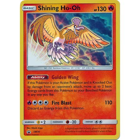 Shining Ho-Oh -Single Card-Shining Holo (Promo) [sm70]-The Pokémon Company International-Ace Cards &amp; Collectibles