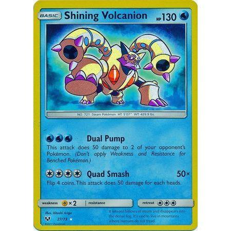 Shining Volcanion -Single Card-Shining Holo [27/73]-The Pokémon Company International-Ace Cards &amp; Collectibles