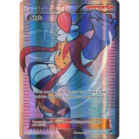 Skyla -Single Card-Full Art Ultra Rare [122/122]-The Pokémon Company International-Ace Cards &amp; Collectibles