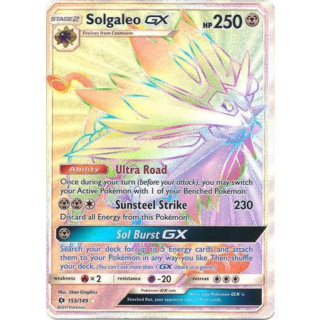 Solgaleo GX -Single Card-Hyper Rare [155/149]-The Pokémon Company International-Ace Cards & Collectibles