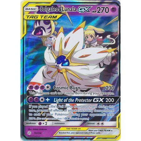Solgaleo &amp; Lunala GX -Single Card-Ultra Rare [75/236]-The Pokémon Company International-Ace Cards &amp; Collectibles