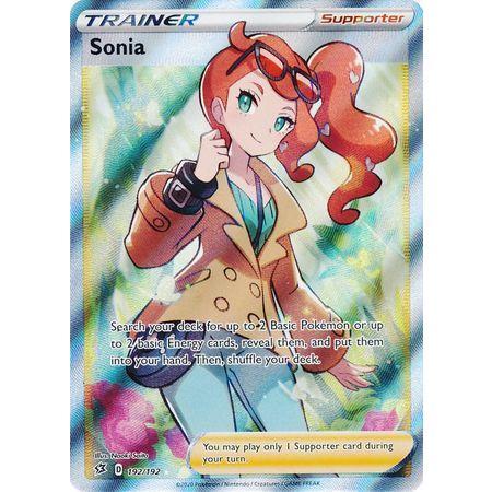 Sonia -Single Card-Full Art Ultra Rare [192/192]-The Pokémon Company International-Ace Cards & Collectibles