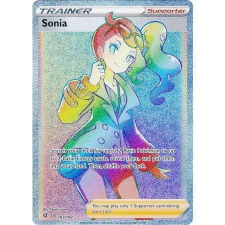 Sonia -Single Card-Secret Rare [203/192]-The Pokémon Company International-Ace Cards &amp; Collectibles