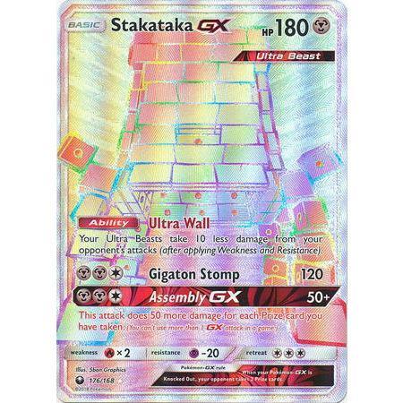Stakataka GX -Single Card-Hyper Rare [176/168]-The Pokémon Company International-Ace Cards &amp; Collectibles