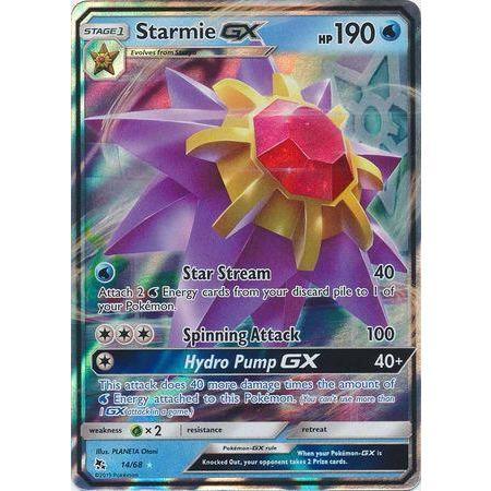 Starmie GX -Single Card-Ultra Rare [14/68]-The Pokémon Company International-Ace Cards & Collectibles