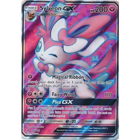 Sylveon GX -Single Card-Hyper Rare [158/145]-The Pokémon Company International-Ace Cards & Collectibles