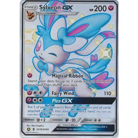 Sylveon GX -Single Card-Shiny Ultra Rare [SV76/SV94]-The Pokémon Company International-Ace Cards &amp; Collectibles