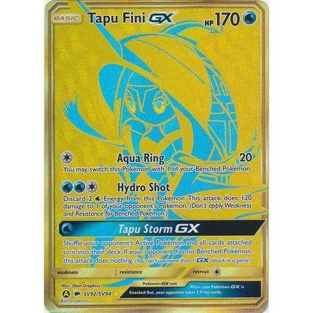 Tapu Fini GX -Single Card-Gold Secret [SV92/SV94]-The Pokémon Company International-Ace Cards &amp; Collectibles