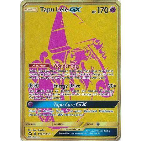 Tapu Lele GX -Single Card-Gold Secret [SV94/SV94]-The Pokémon Company International-Ace Cards &amp; Collectibles