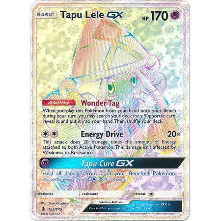 Tapu Lele GX -Single Card-Hyper Rare [155/145]-The Pokémon Company International-Ace Cards & Collectibles