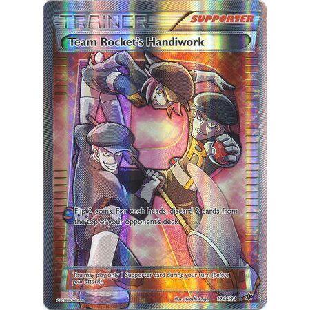 Team Rocket&#39;s Handiwork -Single Card-Full Art Ultra Rare [124/124]-The Pokémon Company International-Ace Cards &amp; Collectibles