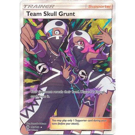 Team Skull Grunt -Single Card-Full Art Ultra Rare [149/149]-The Pokémon Company International-Ace Cards &amp; Collectibles