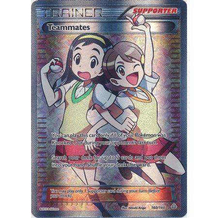 Teammates -Single Card-Full Art Ultra Rare [160/160]-The Pokémon Company International-Ace Cards &amp; Collectibles