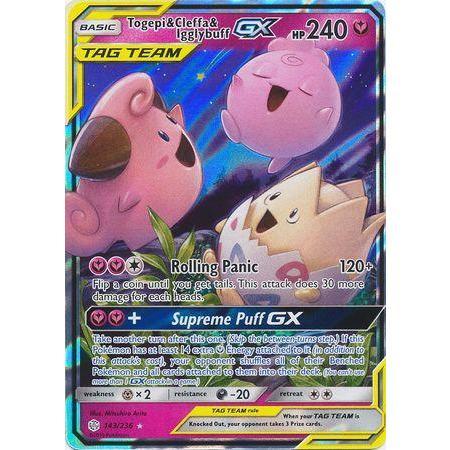 Togepi & Cleffa & Igglybuff GX -Single Card-Ultra Rare [143/236]-The Pokémon Company International-Ace Cards & Collectibles